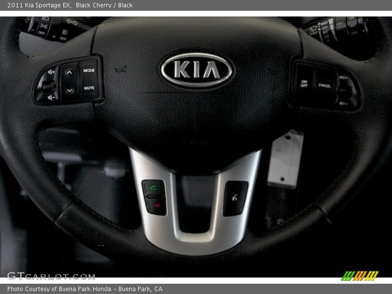 Black Cherry / Black 2011 Kia Sportage EX