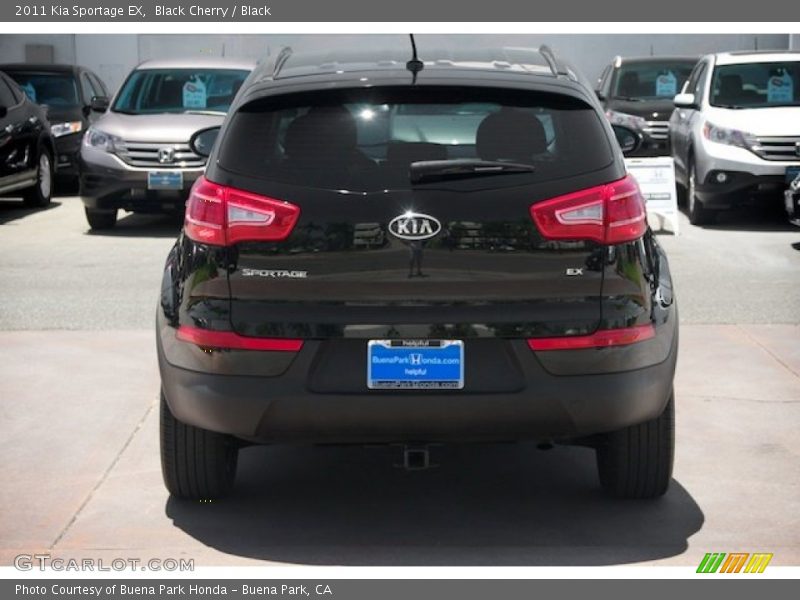 Black Cherry / Black 2011 Kia Sportage EX