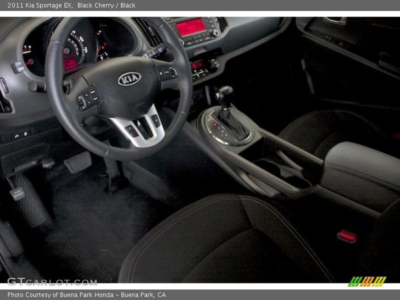 Black Cherry / Black 2011 Kia Sportage EX