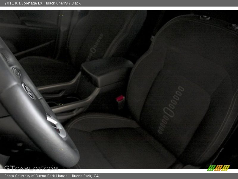 Black Cherry / Black 2011 Kia Sportage EX