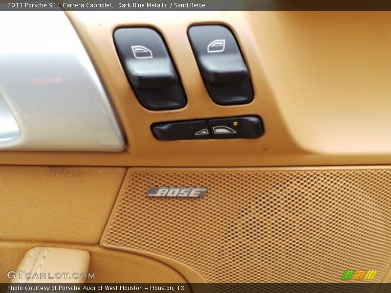 Dark Blue Metallic / Sand Beige 2011 Porsche 911 Carrera Cabriolet