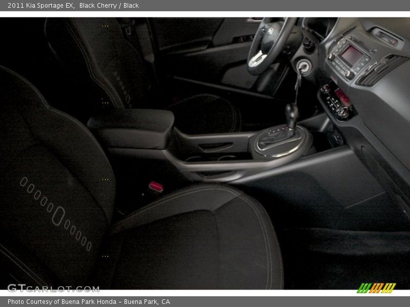 Black Cherry / Black 2011 Kia Sportage EX