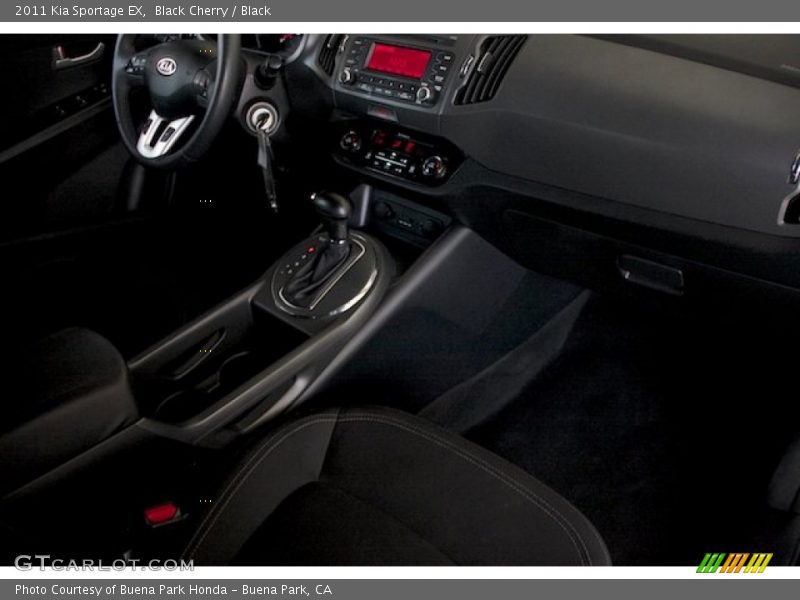 Black Cherry / Black 2011 Kia Sportage EX