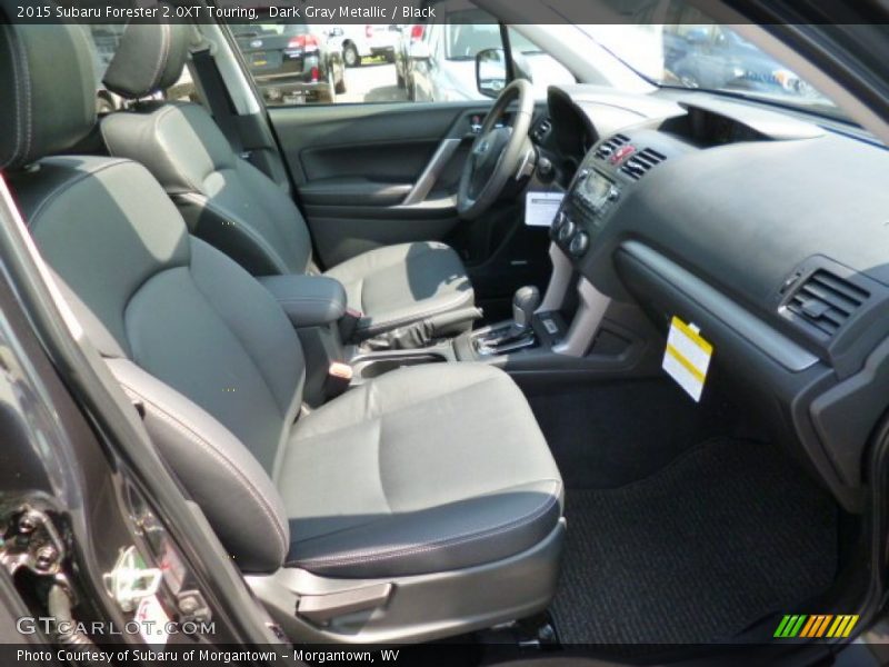 Dark Gray Metallic / Black 2015 Subaru Forester 2.0XT Touring