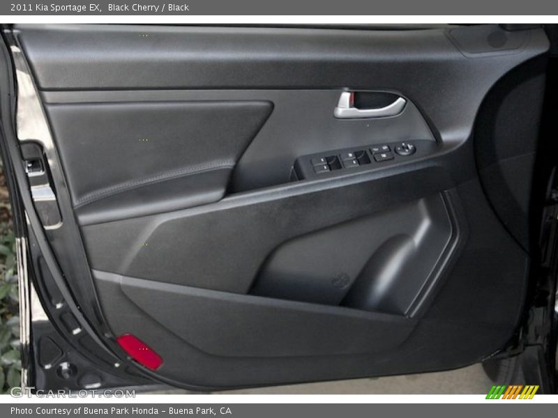 Black Cherry / Black 2011 Kia Sportage EX
