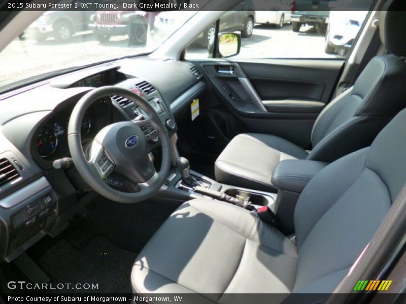 Dark Gray Metallic / Black 2015 Subaru Forester 2.0XT Touring