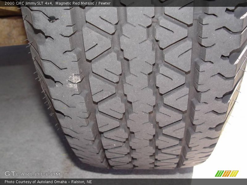 Magnetic Red Metallic / Pewter 2000 GMC Jimmy SLT 4x4