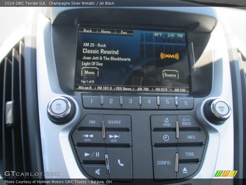 Champagne Silver Metallic / Jet Black 2014 GMC Terrain SLE