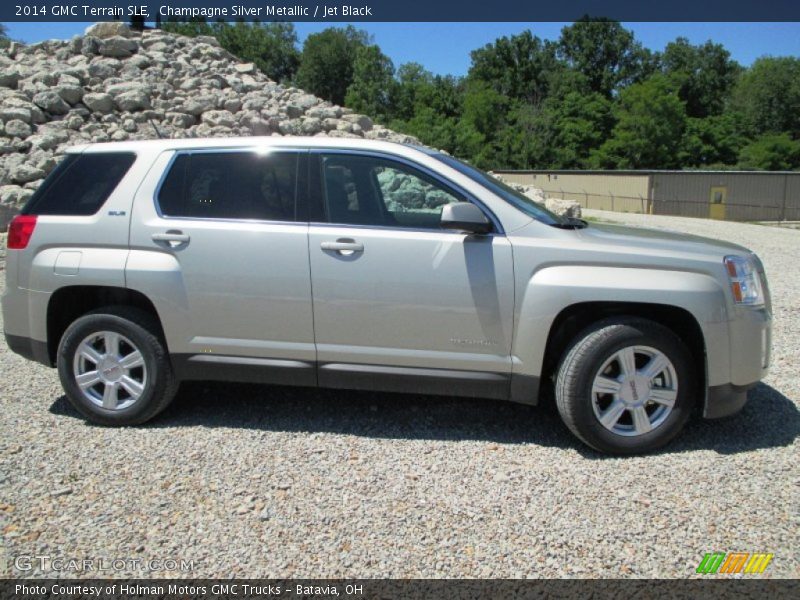 Champagne Silver Metallic / Jet Black 2014 GMC Terrain SLE