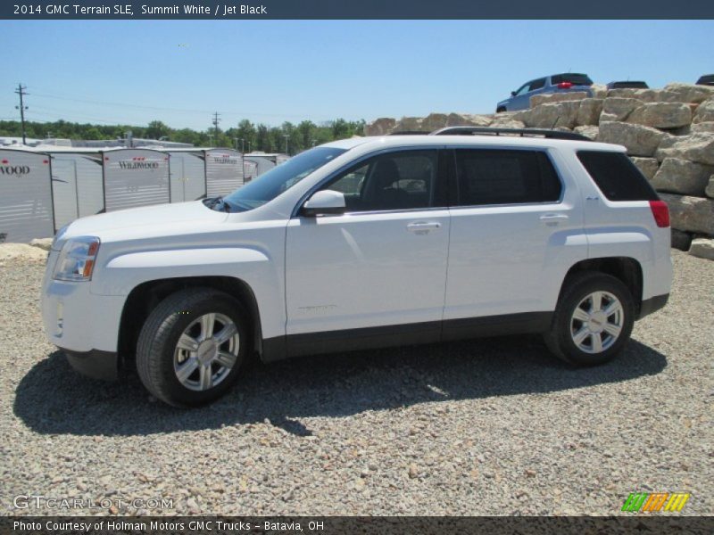 Summit White / Jet Black 2014 GMC Terrain SLE