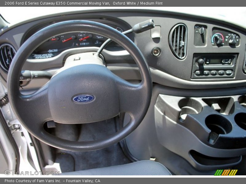 Oxford White / Medium Flint 2006 Ford E Series Cutaway E350 Commercial Moving Van