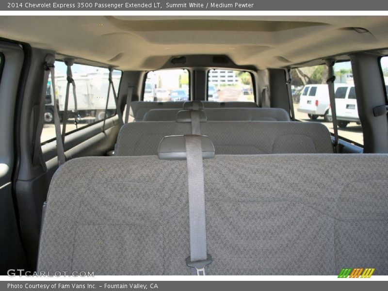Summit White / Medium Pewter 2014 Chevrolet Express 3500 Passenger Extended LT