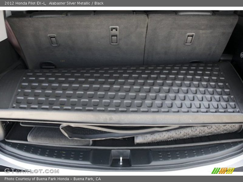 Alabaster Silver Metallic / Black 2012 Honda Pilot EX-L