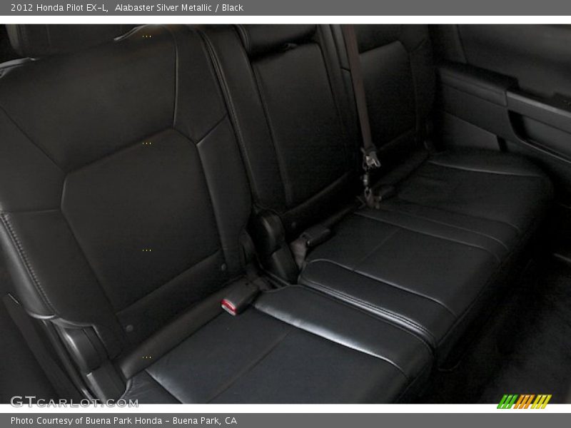 Alabaster Silver Metallic / Black 2012 Honda Pilot EX-L