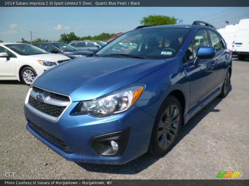 Quartz Blue Pearl / Black 2014 Subaru Impreza 2.0i Sport Limited 5 Door