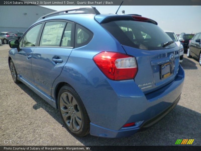 Quartz Blue Pearl / Black 2014 Subaru Impreza 2.0i Sport Limited 5 Door