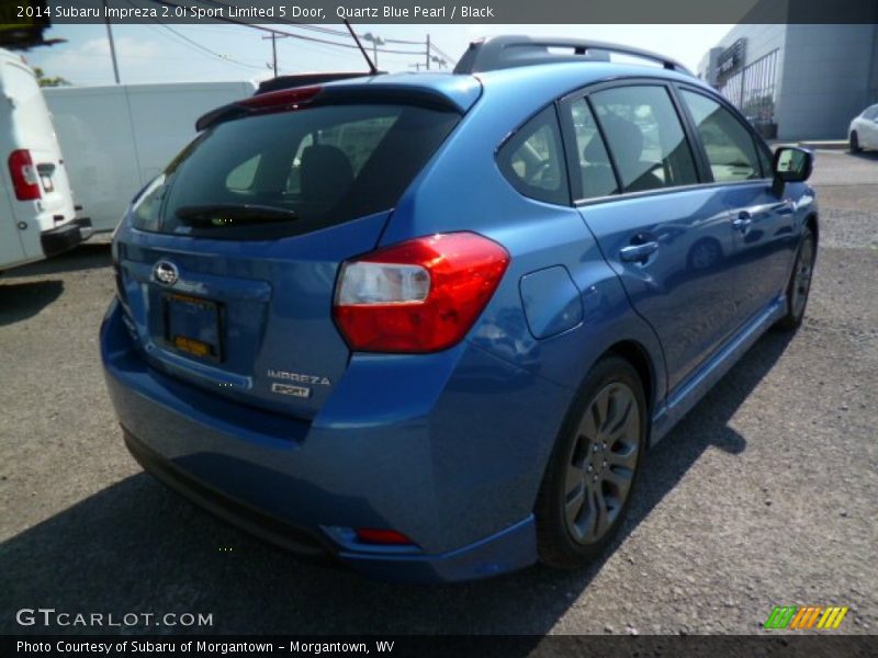 Quartz Blue Pearl / Black 2014 Subaru Impreza 2.0i Sport Limited 5 Door