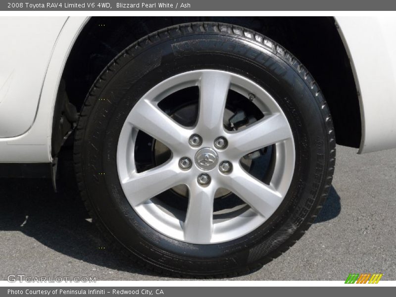 Blizzard Pearl White / Ash 2008 Toyota RAV4 Limited V6 4WD