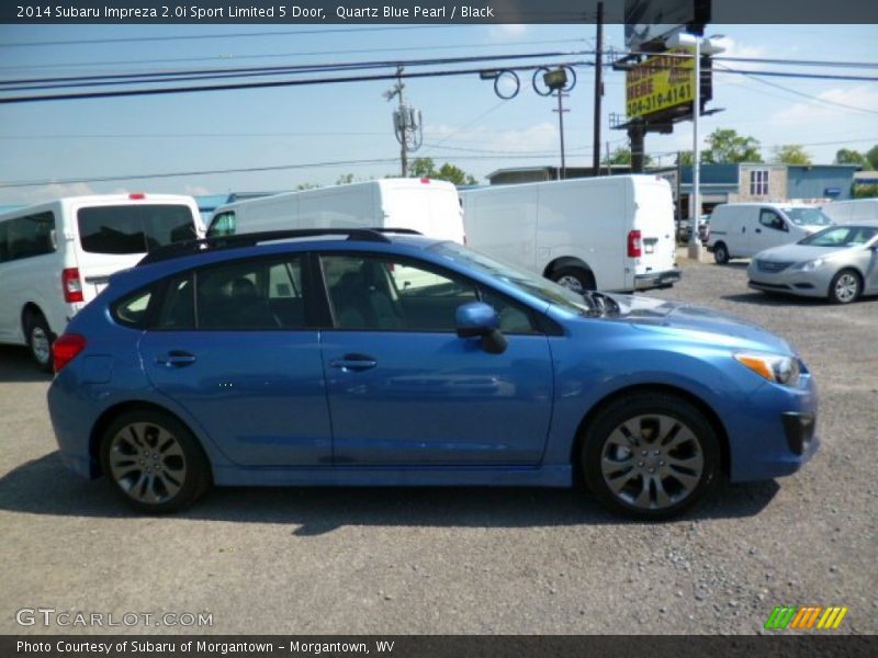 Quartz Blue Pearl / Black 2014 Subaru Impreza 2.0i Sport Limited 5 Door