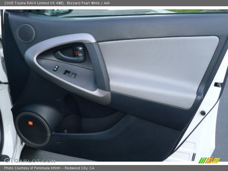 Blizzard Pearl White / Ash 2008 Toyota RAV4 Limited V6 4WD
