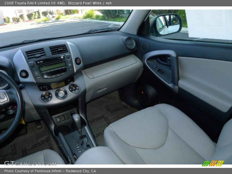 Blizzard Pearl White / Ash 2008 Toyota RAV4 Limited V6 4WD