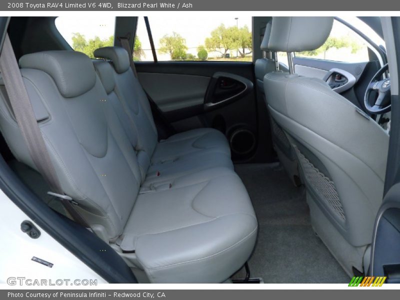 Blizzard Pearl White / Ash 2008 Toyota RAV4 Limited V6 4WD