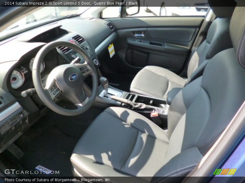 Quartz Blue Pearl / Black 2014 Subaru Impreza 2.0i Sport Limited 5 Door