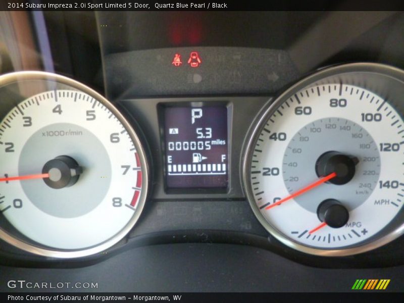 Quartz Blue Pearl / Black 2014 Subaru Impreza 2.0i Sport Limited 5 Door