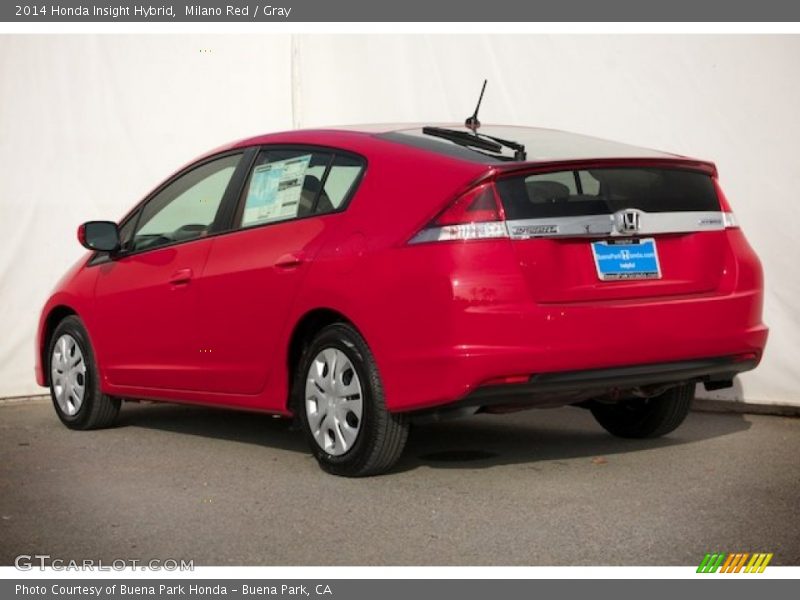 Milano Red / Gray 2014 Honda Insight Hybrid