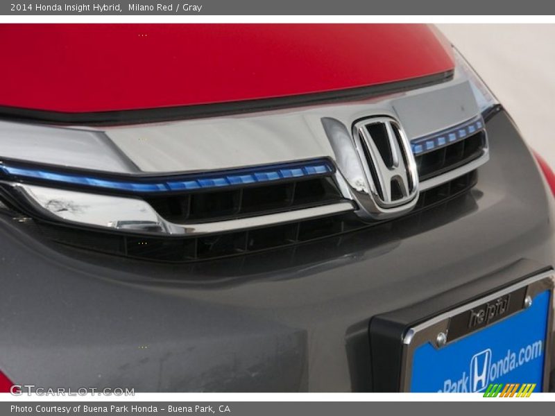 Milano Red / Gray 2014 Honda Insight Hybrid