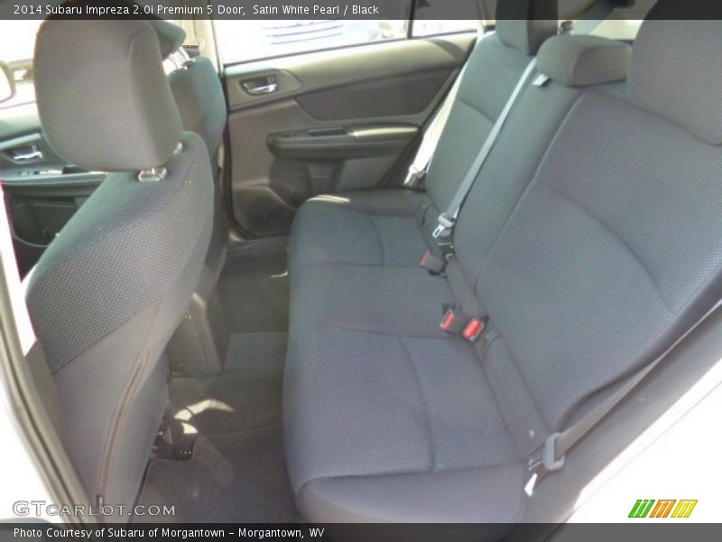 Satin White Pearl / Black 2014 Subaru Impreza 2.0i Premium 5 Door