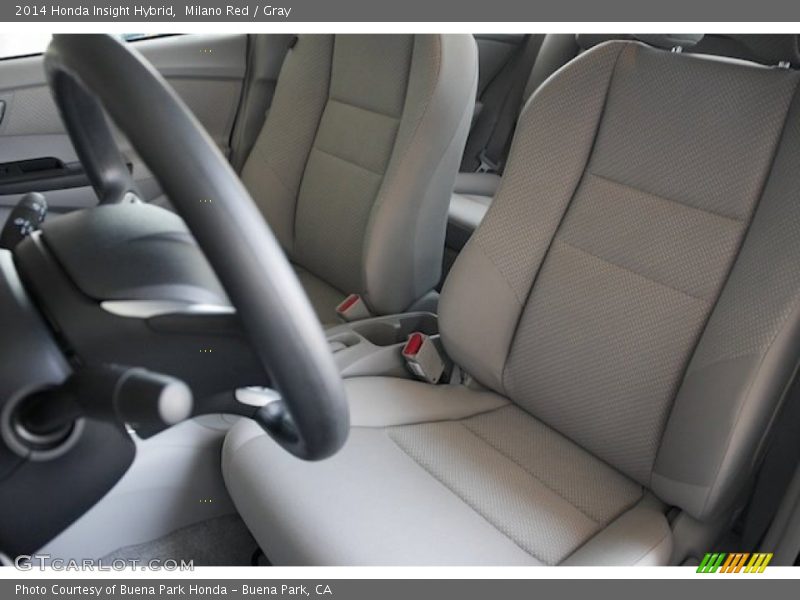 Milano Red / Gray 2014 Honda Insight Hybrid