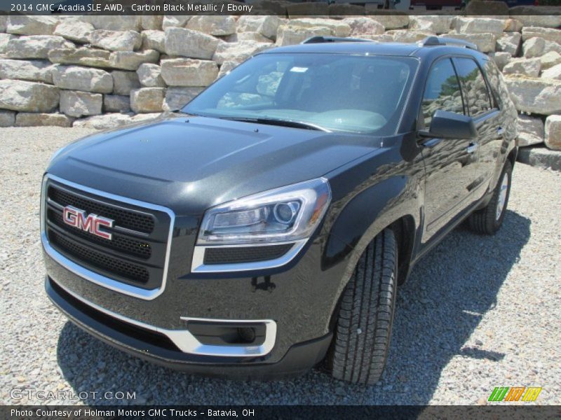 Carbon Black Metallic / Ebony 2014 GMC Acadia SLE AWD