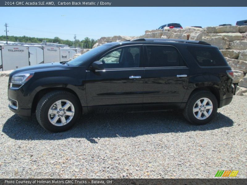 Carbon Black Metallic / Ebony 2014 GMC Acadia SLE AWD