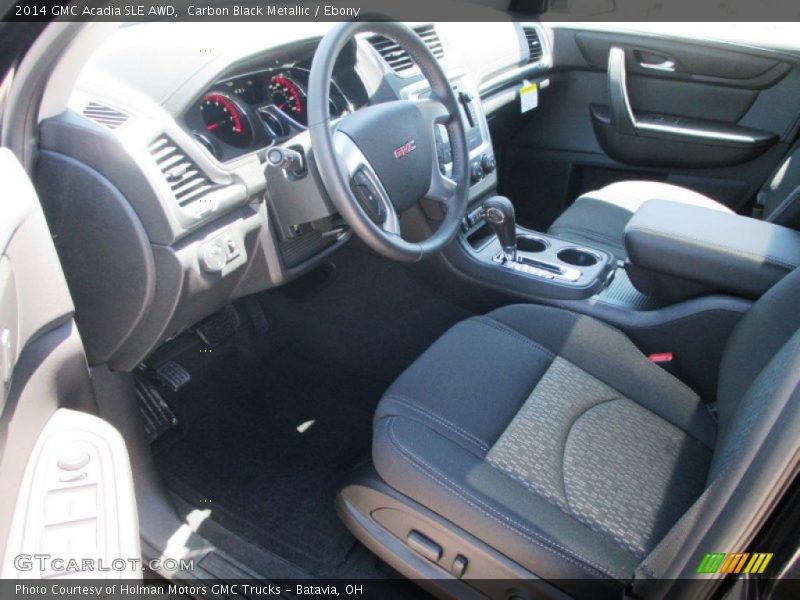 Carbon Black Metallic / Ebony 2014 GMC Acadia SLE AWD