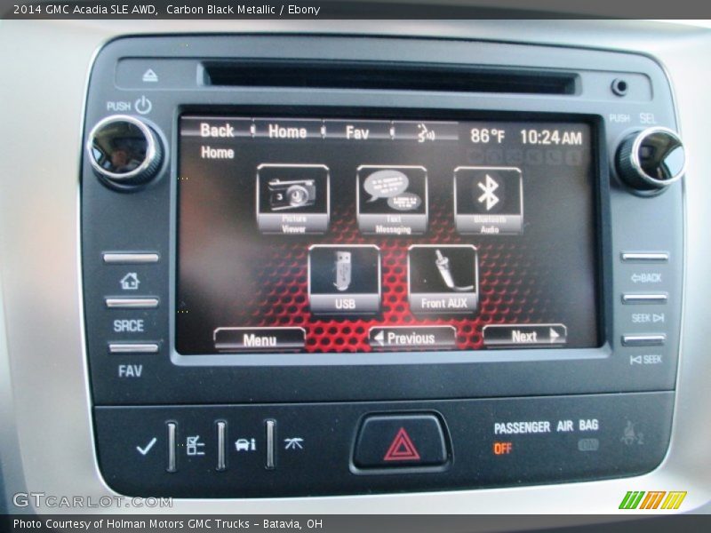 Carbon Black Metallic / Ebony 2014 GMC Acadia SLE AWD