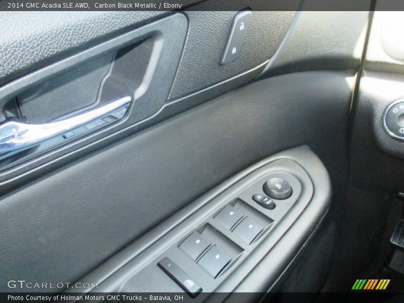Carbon Black Metallic / Ebony 2014 GMC Acadia SLE AWD