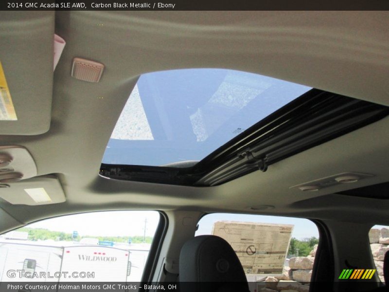 Carbon Black Metallic / Ebony 2014 GMC Acadia SLE AWD