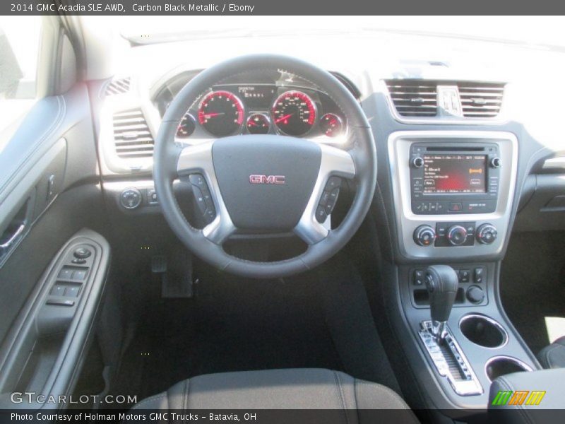 Carbon Black Metallic / Ebony 2014 GMC Acadia SLE AWD