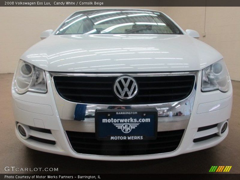 Candy White / Cornsilk Beige 2008 Volkswagen Eos Lux