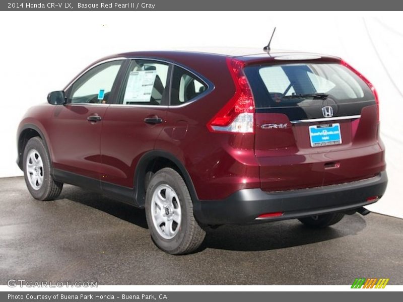 Basque Red Pearl II / Gray 2014 Honda CR-V LX