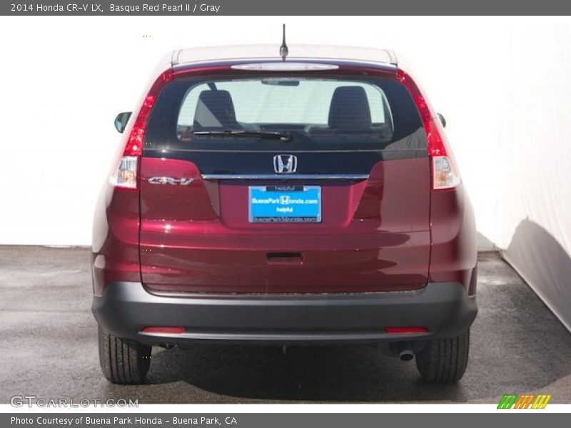 Basque Red Pearl II / Gray 2014 Honda CR-V LX