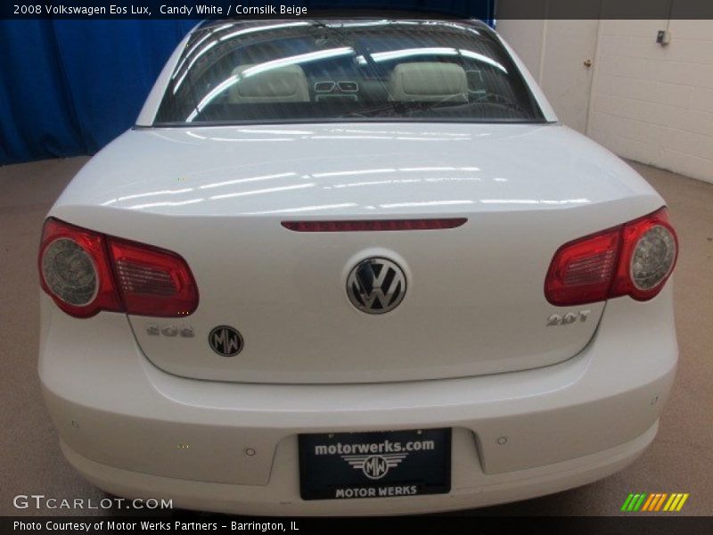 Candy White / Cornsilk Beige 2008 Volkswagen Eos Lux