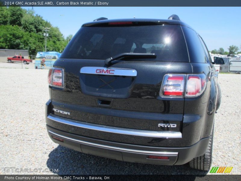 Carbon Black Metallic / Ebony 2014 GMC Acadia SLE AWD