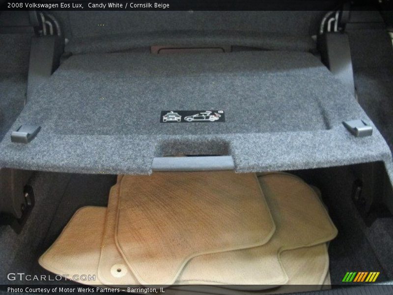 Candy White / Cornsilk Beige 2008 Volkswagen Eos Lux