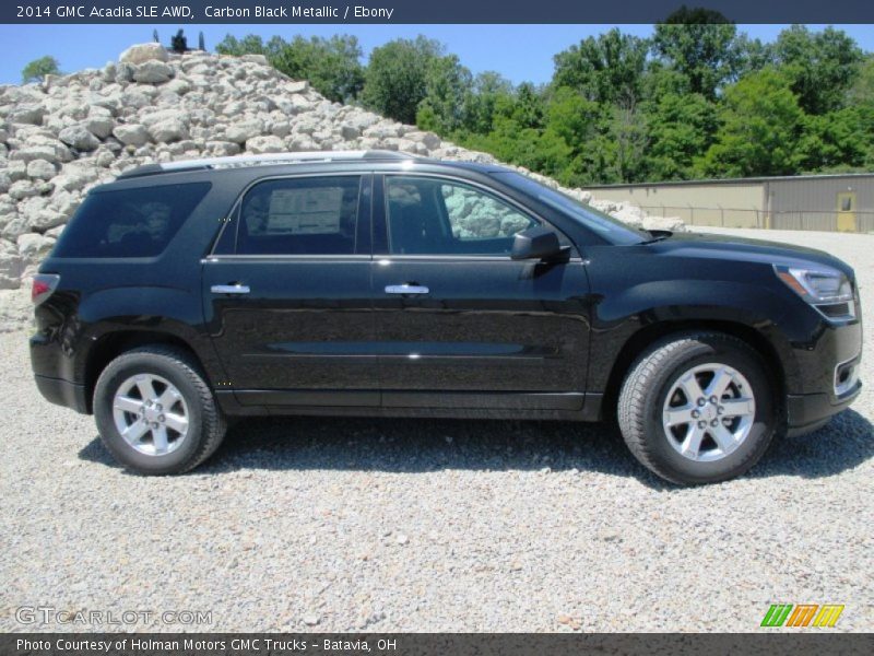 Carbon Black Metallic / Ebony 2014 GMC Acadia SLE AWD