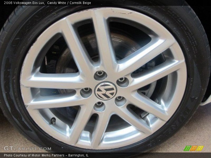Candy White / Cornsilk Beige 2008 Volkswagen Eos Lux