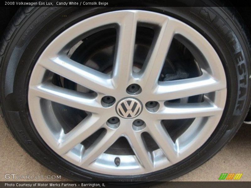 Candy White / Cornsilk Beige 2008 Volkswagen Eos Lux