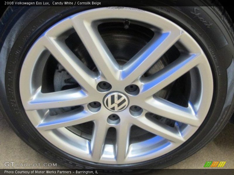 Candy White / Cornsilk Beige 2008 Volkswagen Eos Lux