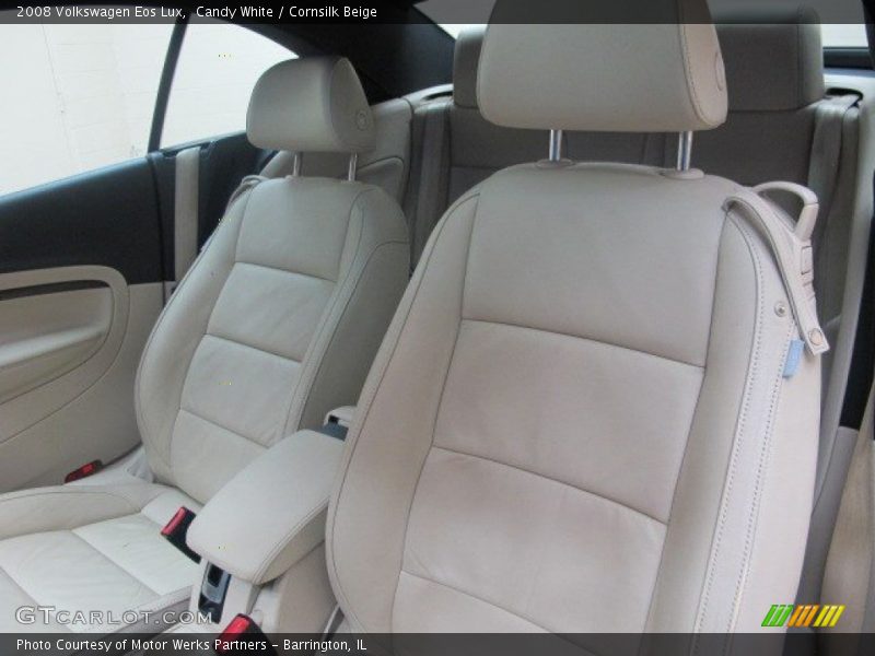 Candy White / Cornsilk Beige 2008 Volkswagen Eos Lux